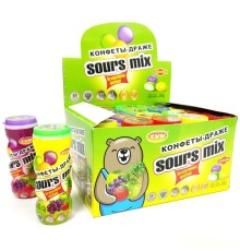 Жевательная конфета -драже SOUR MIX 12гр*20шт*(24бл) ZVN