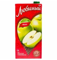 Сок"Любимый"1,93л*6 Яблоко осв.(напиток)