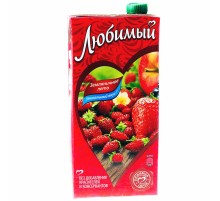 Сок"Любимый"1,93л*6 Яблоко/ЧРябина/Земляника (напиток)