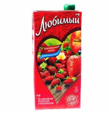 Сок"Любимый"1,93л*6 Яблоко/ЧРябина/Земляника (напиток)