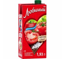 Сок"Любимый"1,93л*6 Томатный (нектар)