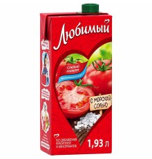 Сок"Любимый"1,93л*6 Томатный (нектар)