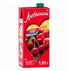 Сок"Любимый"1,93л*6 Яблоко/Вишня/Черешня (напиток)