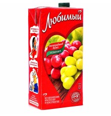 Сок"Любимый"0,95л*12 Виноградный дуэт (напиток)