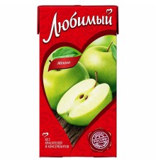 Сок"Любимый"0,95л*12 Яблоко осв. (нектар)