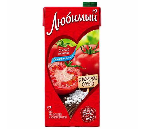 Сок"Любимый"0,95л*12 Томатный (нектар)