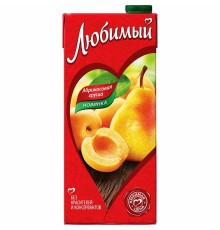 Сок"Любимый"0,95л*12 Яблоко/Абрикос/Груша (напиток)
