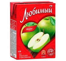 Сок"Любимый"0,2л*27 Яблоко осв. (нектар)