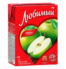 Сок"Любимый"0,2л*27 Яблоко осв. (нектар)