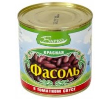 Фасоль красная в томатном соусе "Барко"ж/б 400гр*12