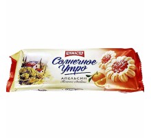 Печенье сдобное Кухмастер Солнечное утро 240г*12 Апельсиновая начинка