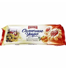 Печенье сдобное Кухмастер Солнечное утро 240г*12 Апельсиновая начинка