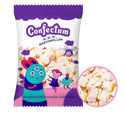 Маршмеллоу Confectum 200гр*14 Funny Springs Веселые пружинки