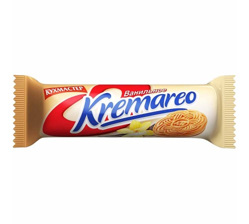 Печенье Кухмастер KREMAREO 100г*18 Ванильная начинка