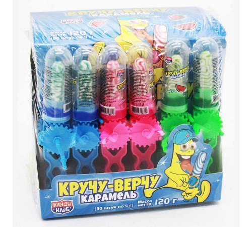 Карамель Канди Клаб  4гр*30*(12бл) Кручу-верчу