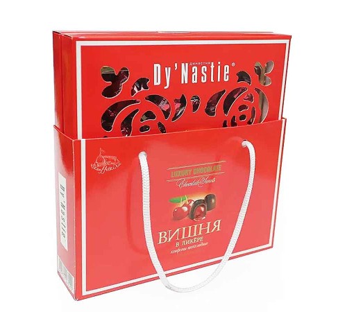 Набор конфет  Династия 170гр*5 Сумка Вишня в ликере