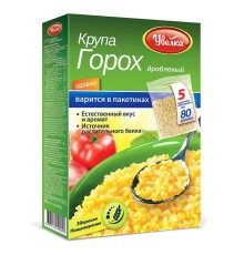 Увелка Горох дроблёный 80 г*5 (6шт)