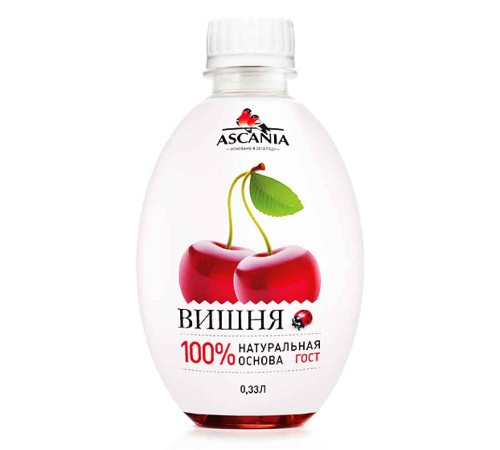 Лимонад Аскания 0,33л*6шт ПЭТ Вишня