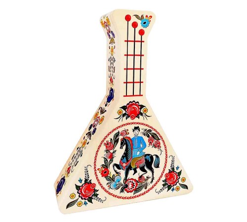 ИМЧ Музыкальная балалайка бежевая ж/б 50г*(24) чай черный