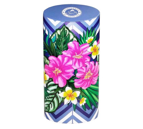 ИМЧ Тропические цветы овал фиолетовая ж/б 50г*(32) чай черный