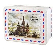 ИМЧ Шкатулка с магнитом Москва старинная ж/б 50гр*(30)