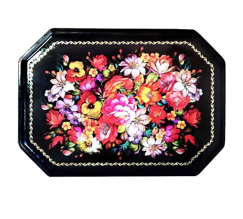 ИМЧ Шкатулка Русская роспись ж/б  75г*(12) чай черный