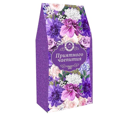 ИМЧ Приятного чаепития фиолетовая пачка 50г*(24) чай черный