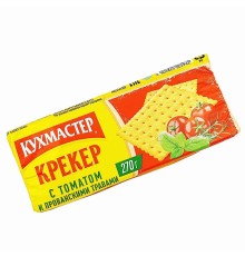 Крекер Кухмастер 270г*16 С томатом и прованскими травами