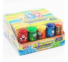 Жидкая конфета Канди Клаб  8гр*30*(12бл) Монстрики кудряшки