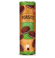 Печенье сэндвич "FORSITE" Яшкино 220гр*20 Шоколадно-сливочное