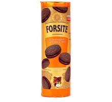 Печенье сэндвич "FORSITE" Яшкино 220гр*20 Шоколадно-ореховое