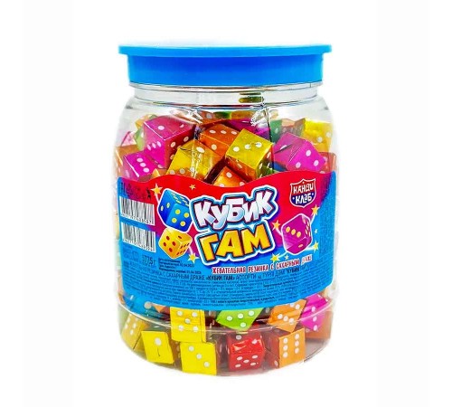 Жевательная резинка Канди Клаб  3,5гр*165*(8бан) Кубик Гам