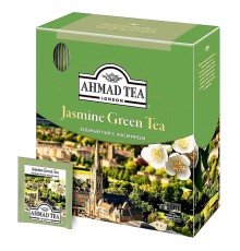 Ахмад 100 пак*(8) Зеленый чай с жасмином