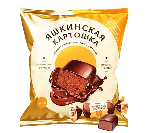 Яшкино конфеты Яшкинская картошка  500г*12