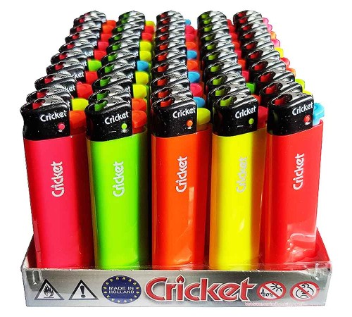 Зажигалки Крикет 1х50 (20бл) стандарт