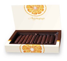 Апельтини 160гр*12 апельсиновые палочки в шок. глазури