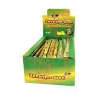 Жевательная конфета  Электрошок 20гр*50*(12бл) Арбуз