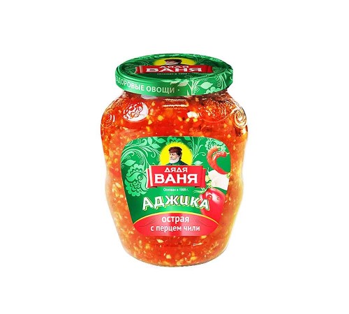 Аджика Дядя Ваня 370г*12 Острая с перцем чили