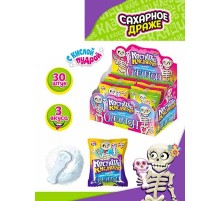 Сахарное драже Канди Клаб  6гр*30*(18бл) Костяшка кисляшка Скелетон
