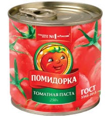 Томатная паста "Помидорка" ж/б 250г*24 ключ