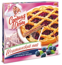 Сдобная Особа"Итальянский Пай" с черникой 400г*6