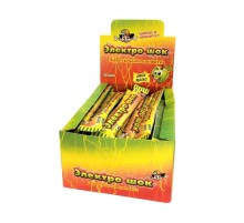 Жевательная конфета  Электрошок 20гр*50*(12бл) Яблоко