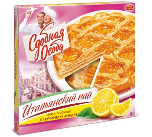 Сдобная Особа"Итальянский Пай" с лимоном 400г*6