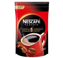 Нескафе Классик ПАКЕТ  130 г*12 кофе с доб.молотого