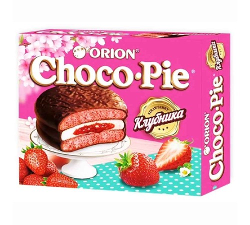 Чокопай пирожное Т-12 360 г*8 Клубника