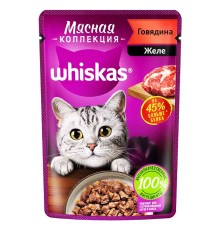 ВИСКАС 75г*28  желе говядина