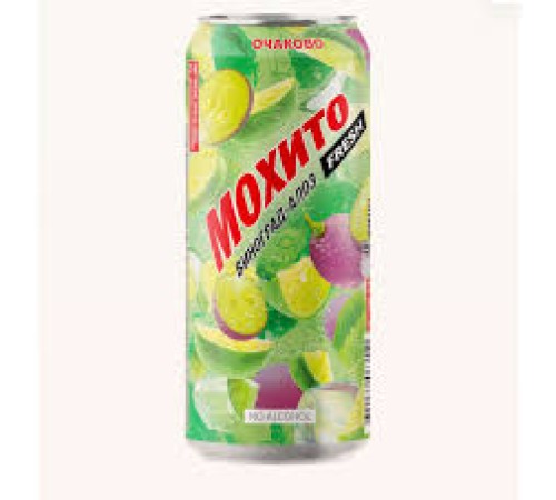 Мохито 0,45л*24шт ж/б Виноград Алоэ (Очаково)