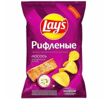 Лейс  140 г*19 чипсы Лосось Сливочный соус