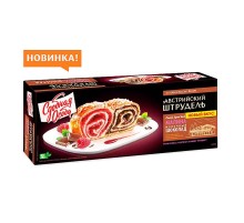 Сдобная Особа Австрийский Штрудель малина/шоколад 400г*6