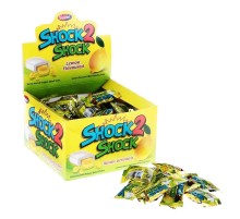Жевательная резинка Канди Клаб  4гр*100*(20бл) SHOCK2 SHOCK Лимон